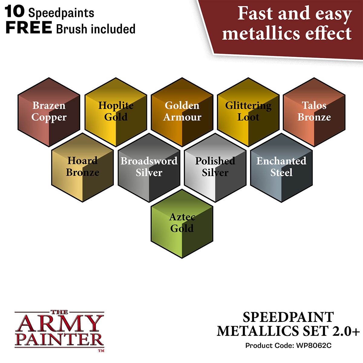 Army Painter - Speedpaint 2.0 - Metallics Set