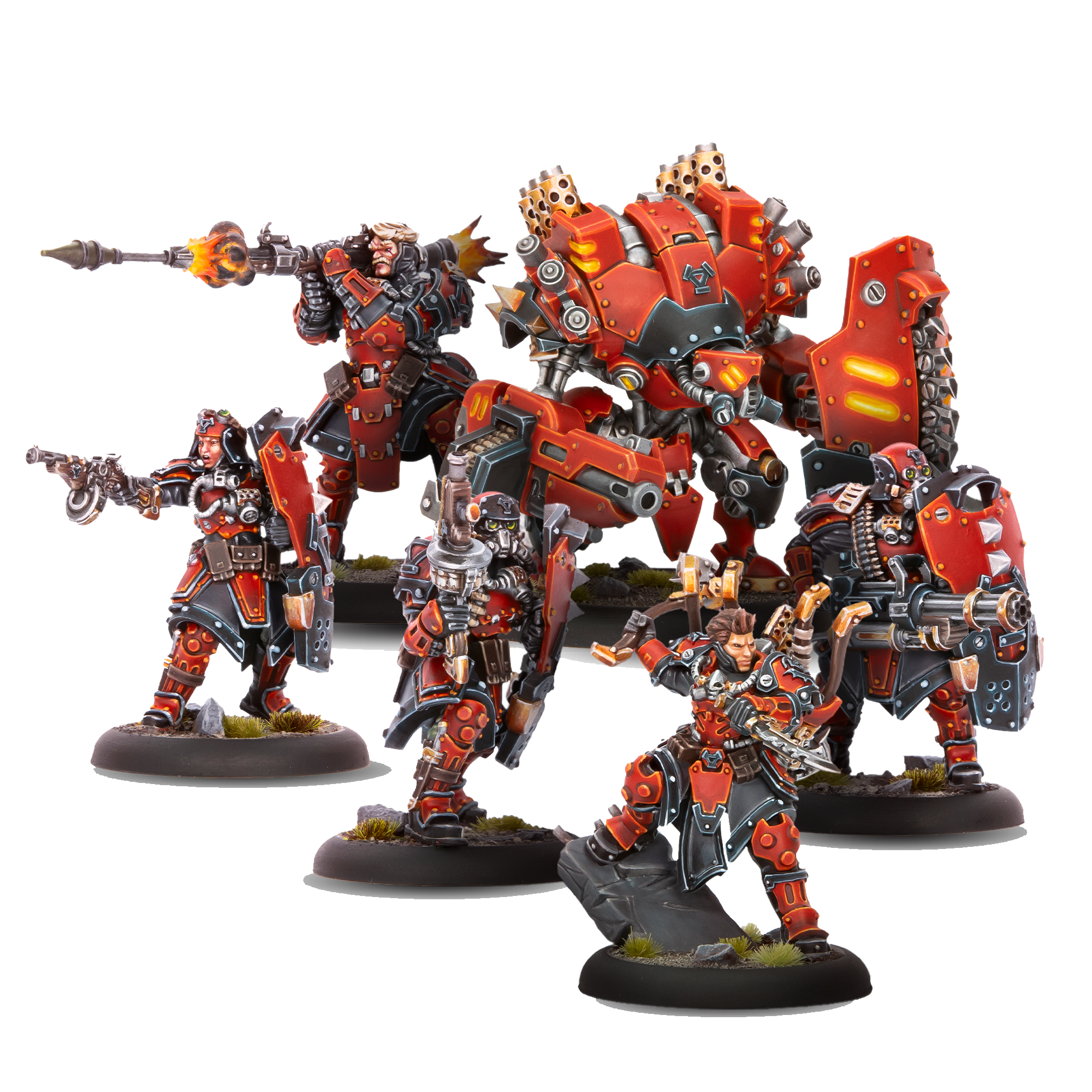 Warmachine - Khador - SKS-6 Command Cadre