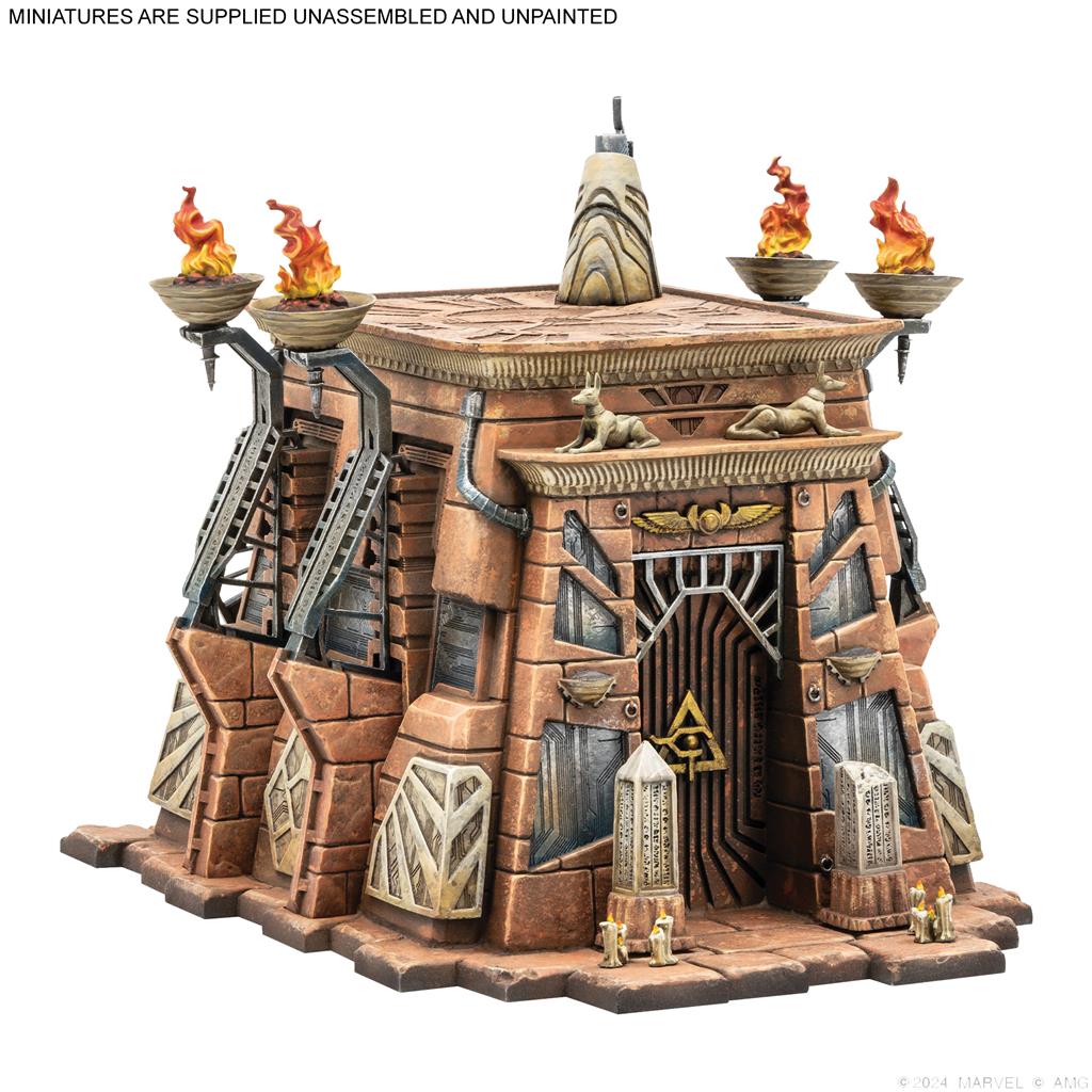 Marvel Crisis Protocol : Shrine Sabah Nur Terrain Pack