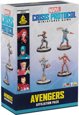 Marvel Crisis Protocol : Avengers Affiliation Pack