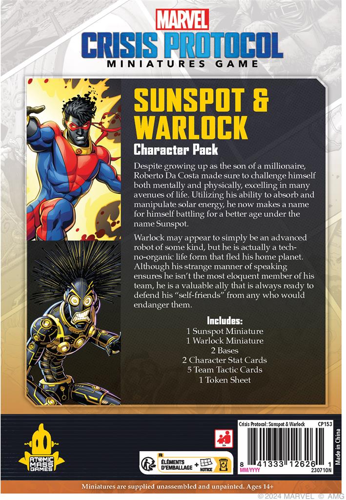 Marvel Crisis Protocol : Sunspot & Warlock