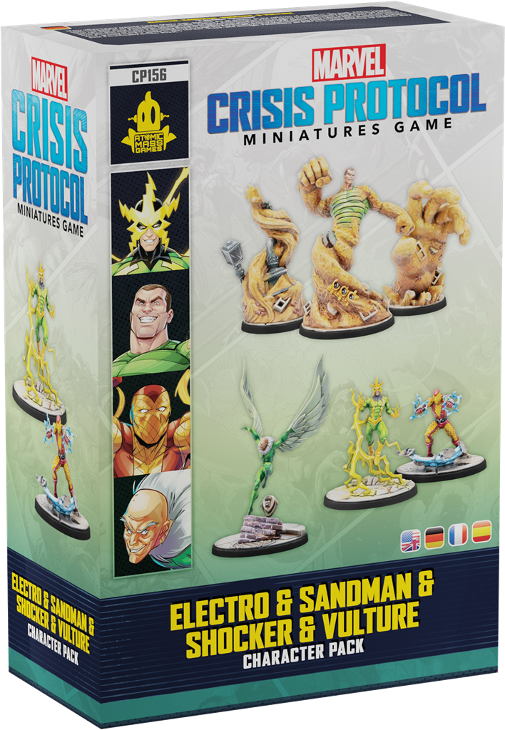 Marvel Crisis Protocol :Electro/Sandman/Shocker/Vulture