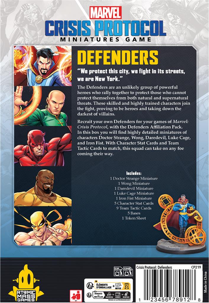 Marvel Crisis Protocol : The Defenders (Affiliation)