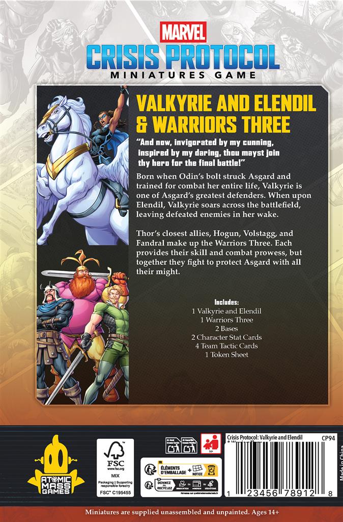 Marvel Crisis Protocol: Valkyrie on Elendil & Warriors Three