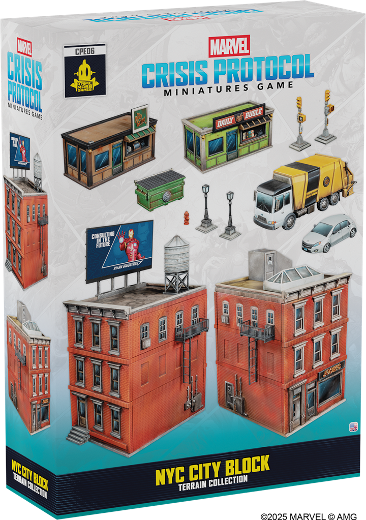Marvel Crisis Protocol: NYC City Block Collection (Terrain) (LIVRAISON GRATUITE)