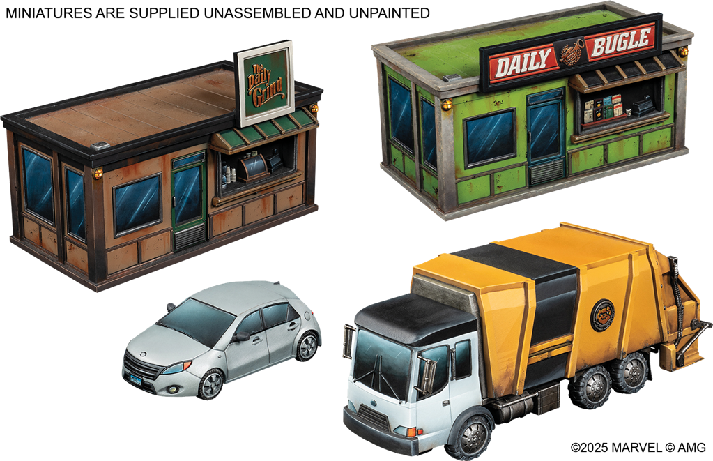 Marvel Crisis Protocol: NYC City Block Collection (Terrain) (LIVRAISON GRATUITE)