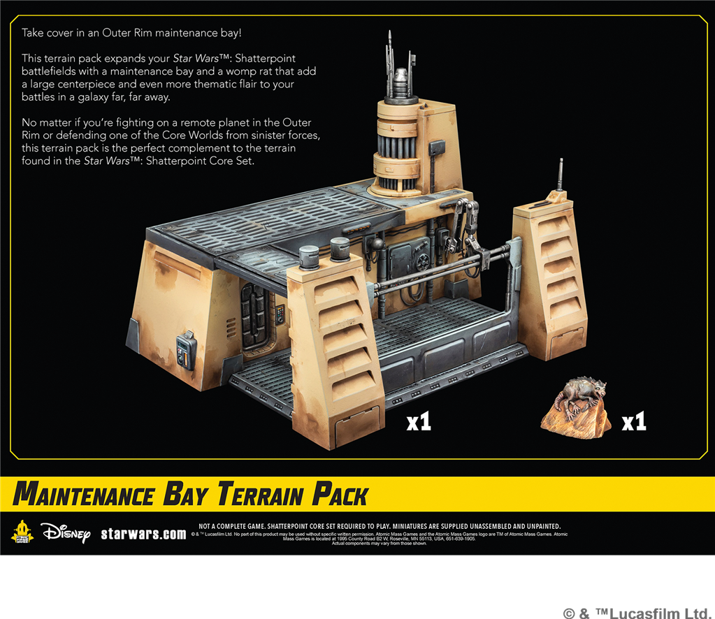 Star wars shatterpoint : Maintenance Bay Terrain Pack