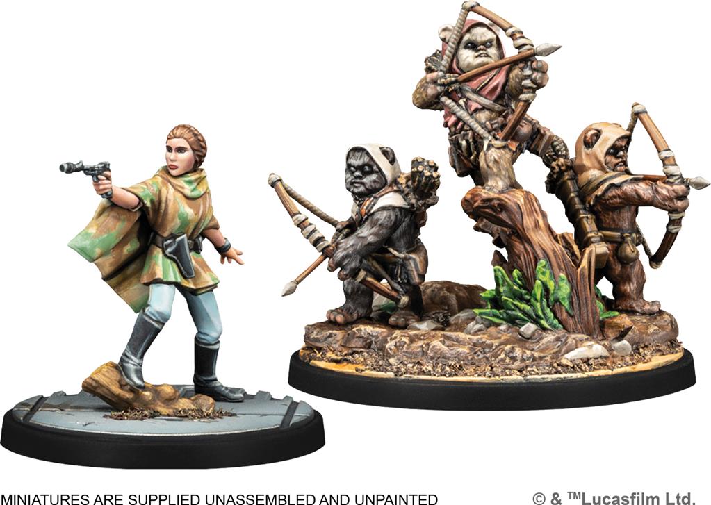 Star Wars Shatterpoint – Ee Chee Wa Maa ! Set d'escouade (Ewoks)