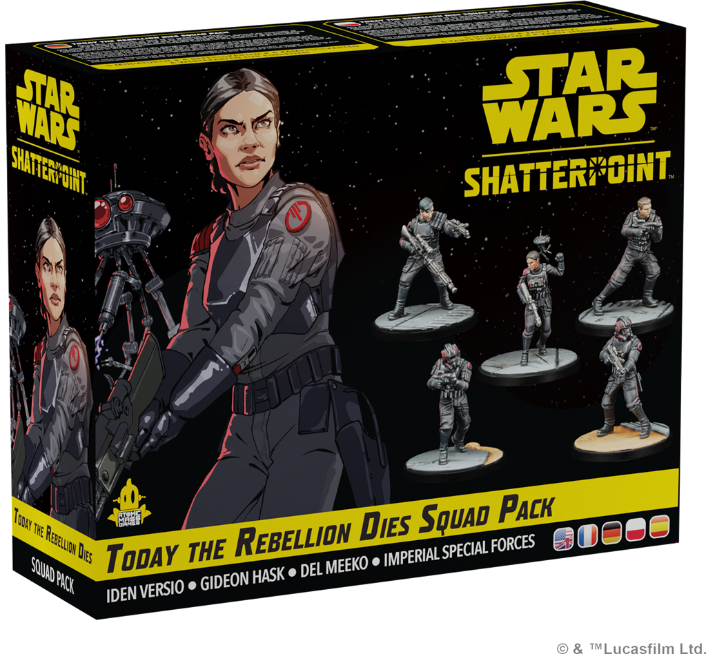 Star wars shatterpoint :set d’escouade La Rébellion meurt aujourd’hui