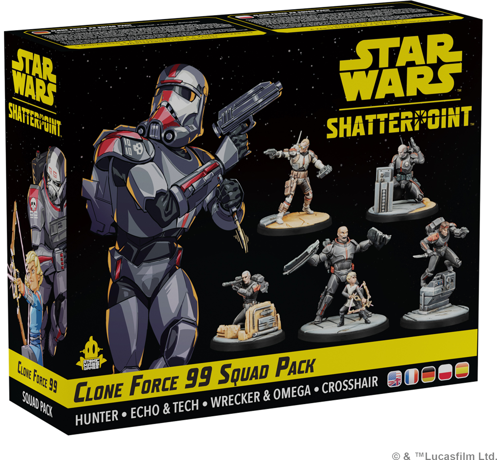 Star wars shatterpoint :Clone Force 99 - Set d’Escouade (EN STOCK)