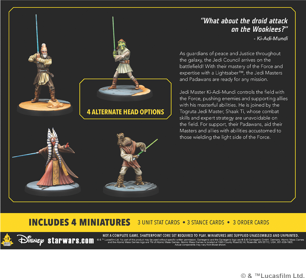 Star Wars Shatterpoint – Wisdom of the Council Squad Pack