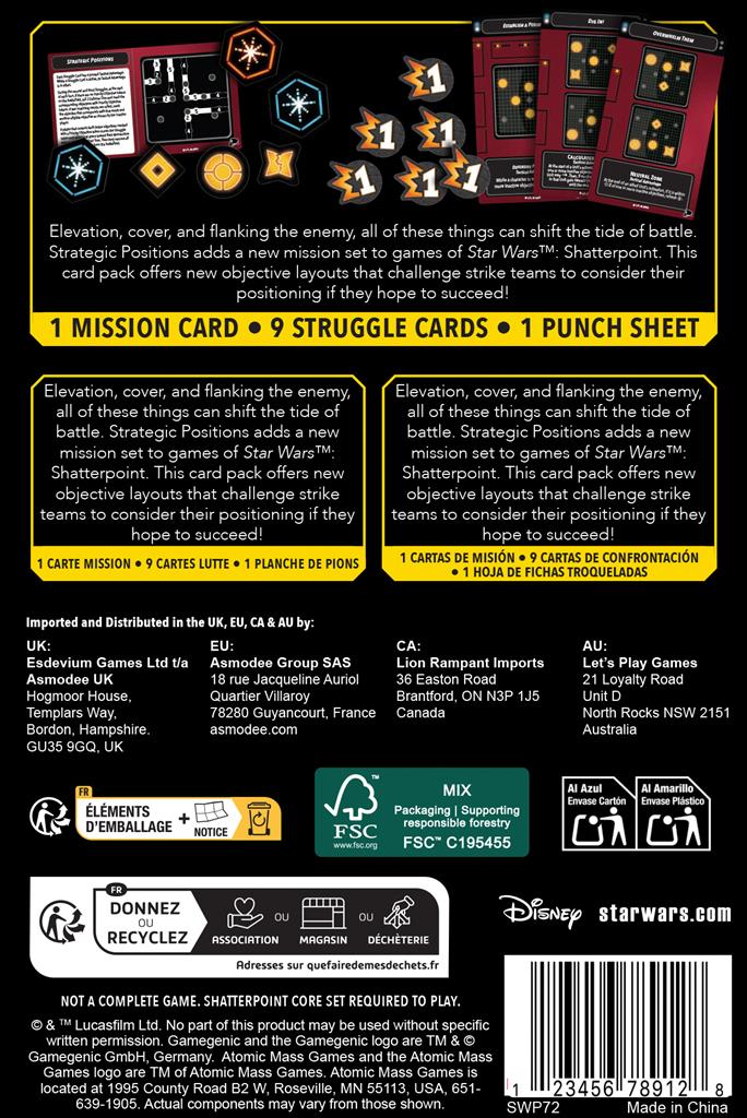 Star Wars Shatterpoint : Strategic Positions (Mission)