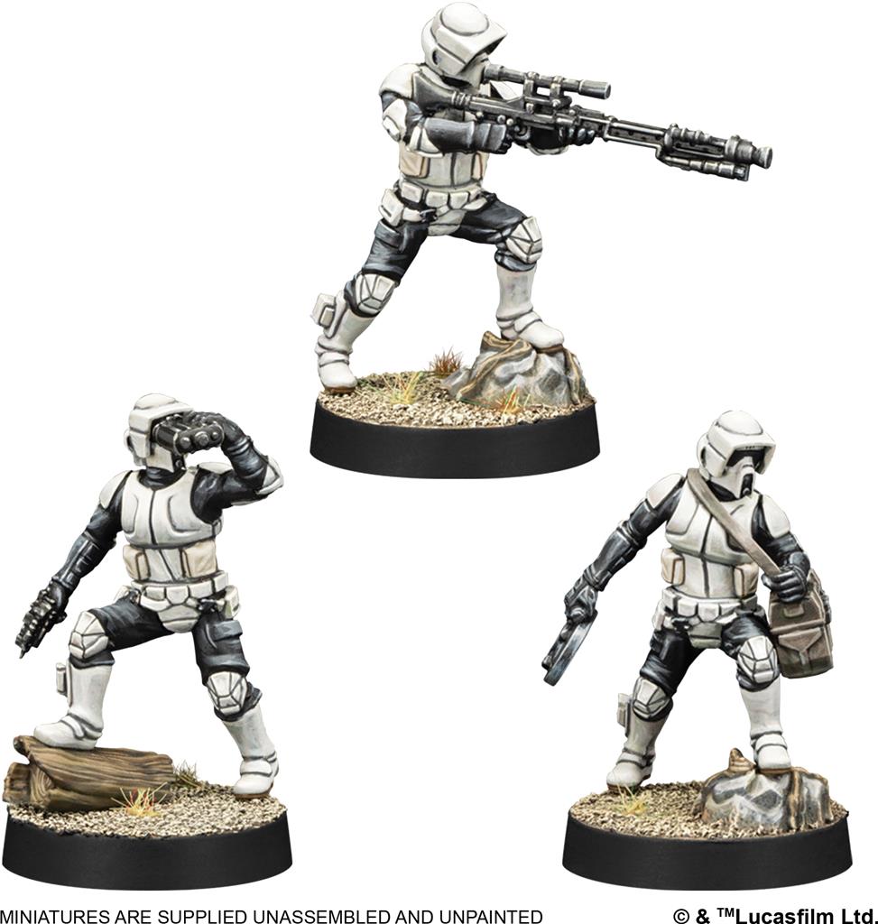 Star Wars Légion: Scout Troopers (Resculpt)