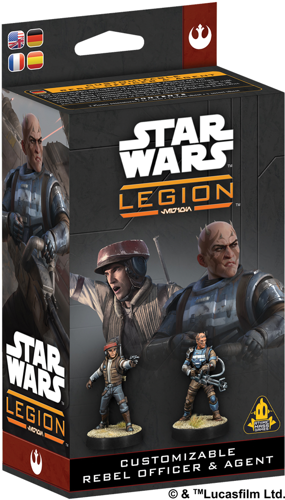 Star wars Légion : Officier et agents rebelles personnalisables (EN STOCK)