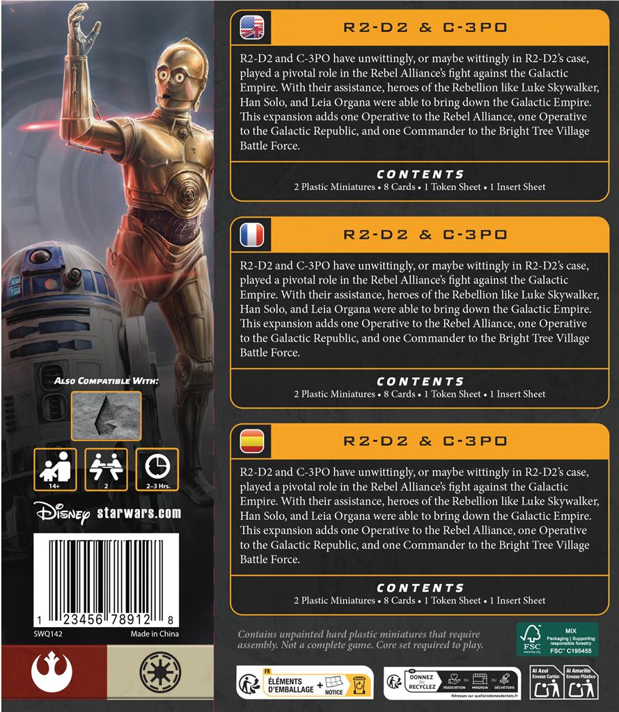 Star Wars Légion: R2-D2 & C3PO