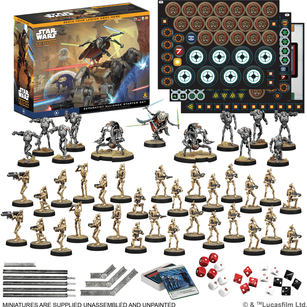 Star wars Légion : Rebel Separatist Alliance Starter Set (Base)(LIVRAISON GRATUITE)