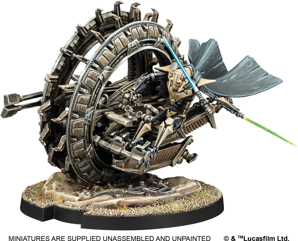 Star wars legion : Moto-roue TSMEU-6 de Grevious / General Grevious on Wheelbike (EN STOCK)
