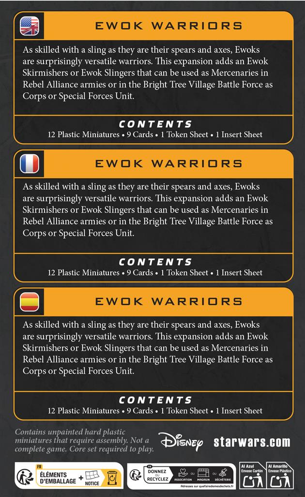 Star Wars Légion: Ewok Warriors