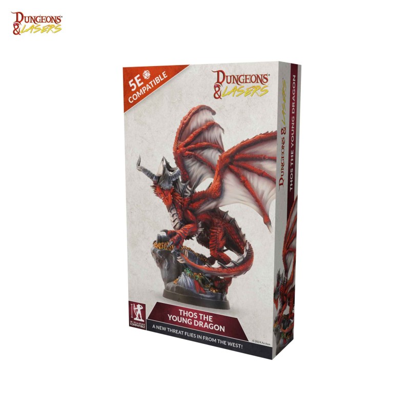 Dungeons & Lasers - Figurines - Thos the young dragon