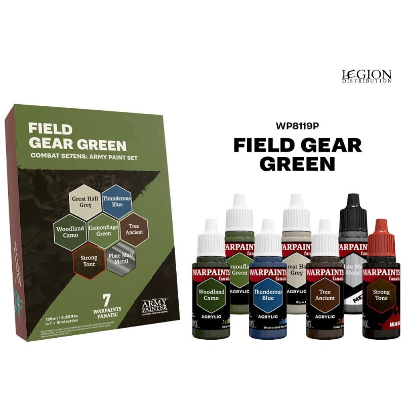 Army Painter - Combat Se7en - Field Gear Green (Précommandes sortie en juin 2026)