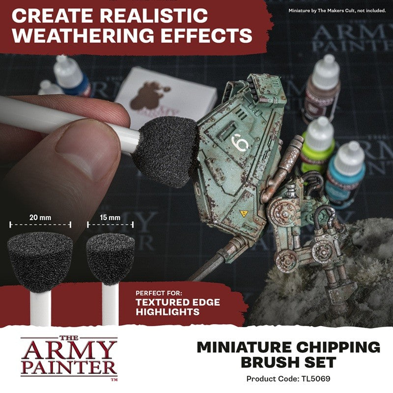Army Painter - Miniature Chipping Brush Set