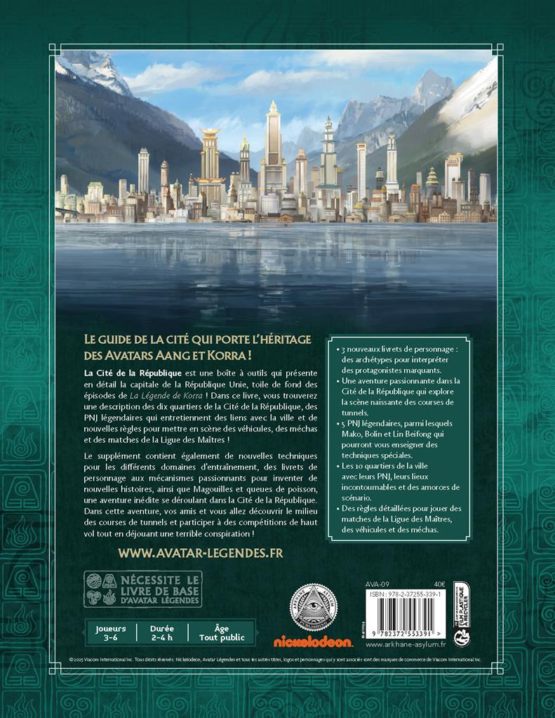 Avatar Légendes -La Cité de la République