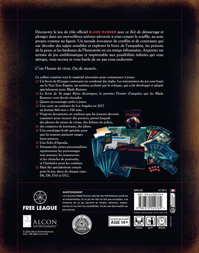 Blade Runner: Kit de Démarrage (FRAIS DE PORT INCLUS)