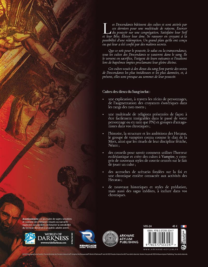 Vampire la Mascarade V5: Contes Écarlates (LIVRAISON GRATUITE)