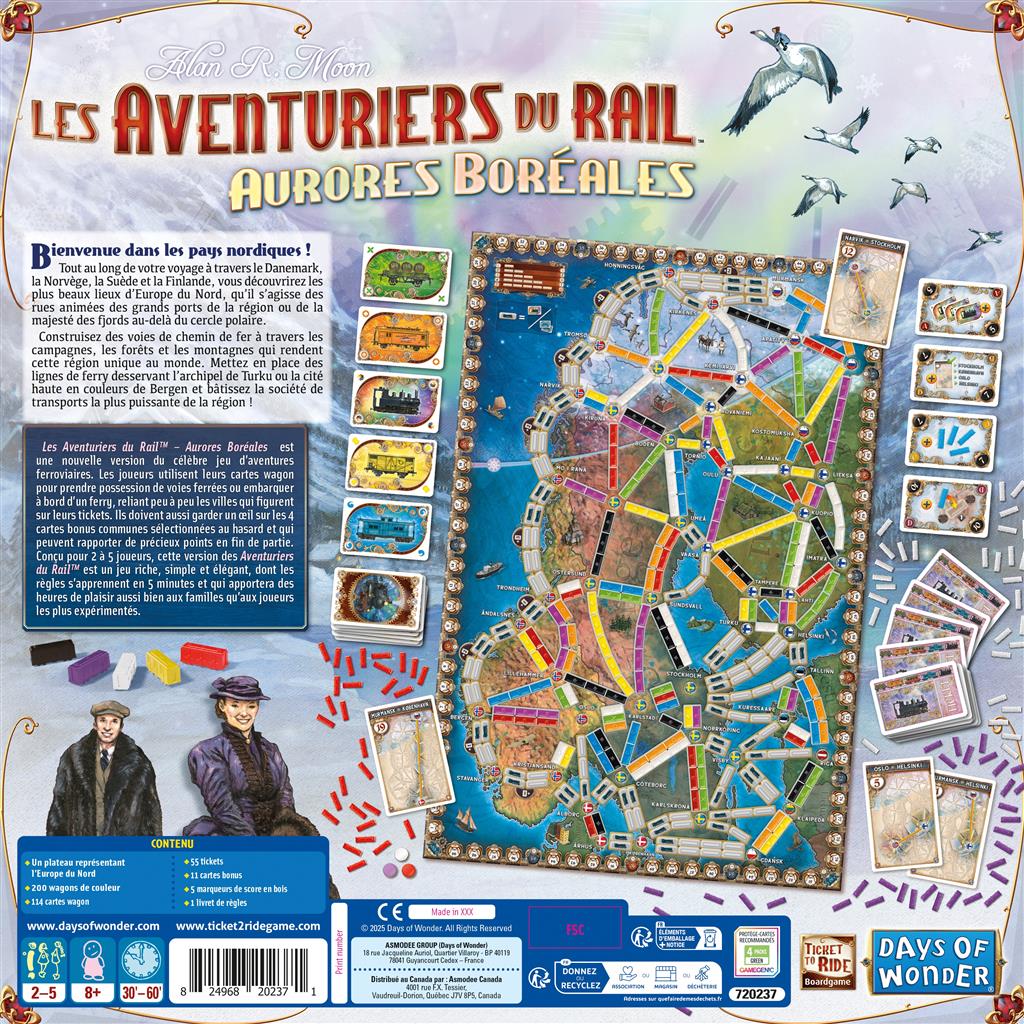 Aventuriers du Rail (Les) : Aurores Boréales (*** Opé Aventuriers du Rail ***)