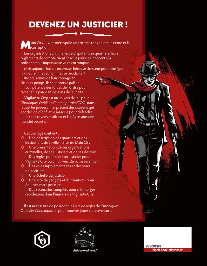 Chroniques Oubliées Contemporain 2 : Vigilante City