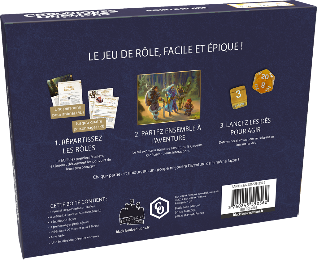 Chroniques Oubliées Aventures : Pointe noire