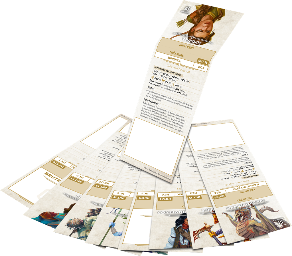 Chroniques Oubliées 2ème Edition - Mémentos de PNJ + monstres Calice T1