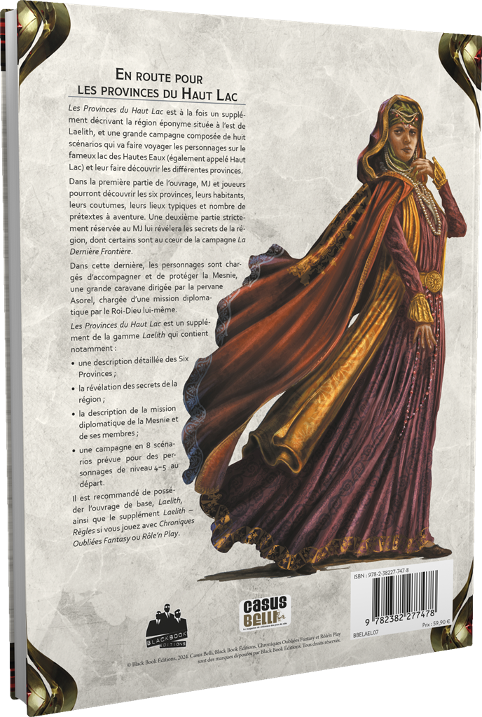 Laelith : Les Provinces du Haut-Lac (LIVRAISON GRATUITE)