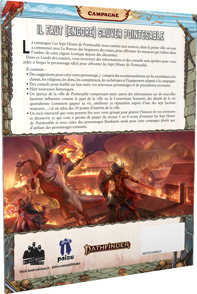 Pathfinder 2 - Les Sept Fléaux de Pointesable (LIVRAISON GRATUITE)