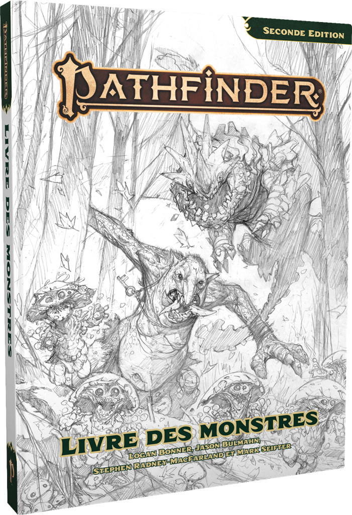 Pathfinder 2 - Livre des Monstres croquis
