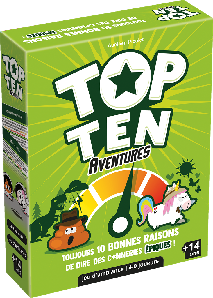 Top Ten Aventures (EN STOCK)(SOLDES D'HIVER 2026)