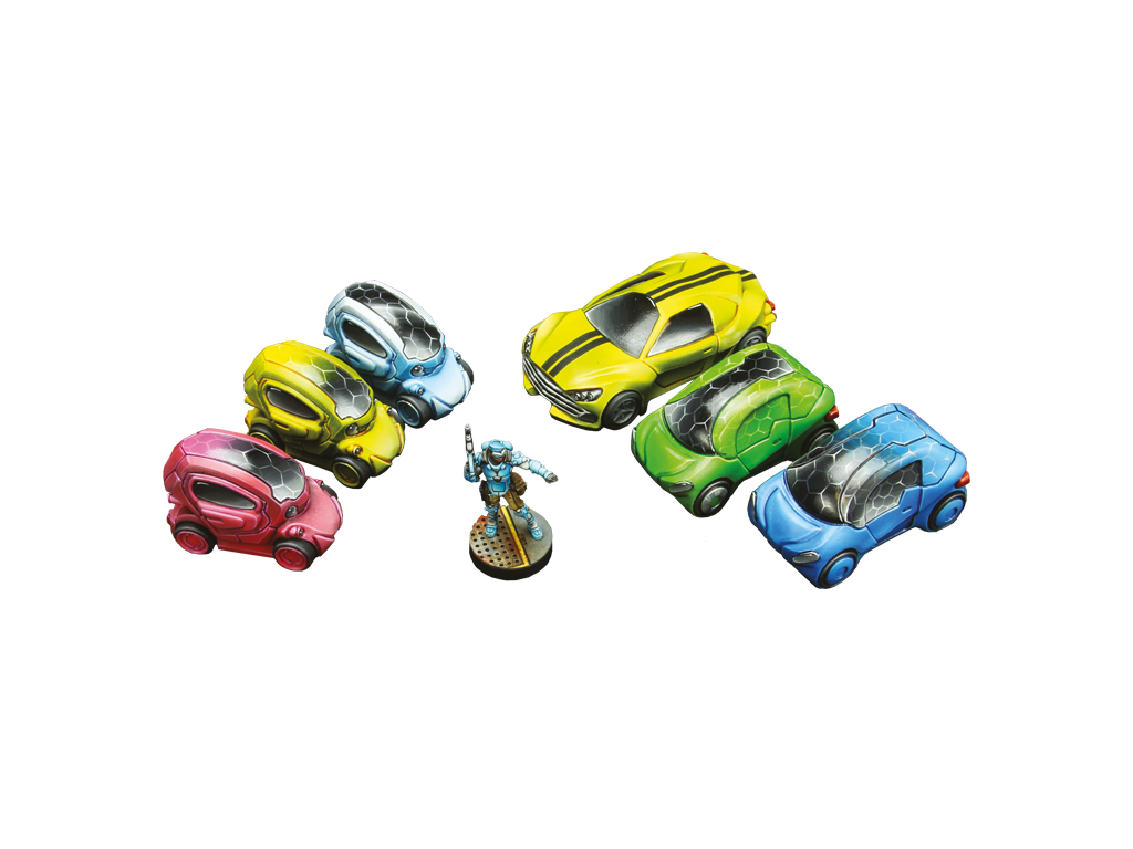 City Cars set (x6)