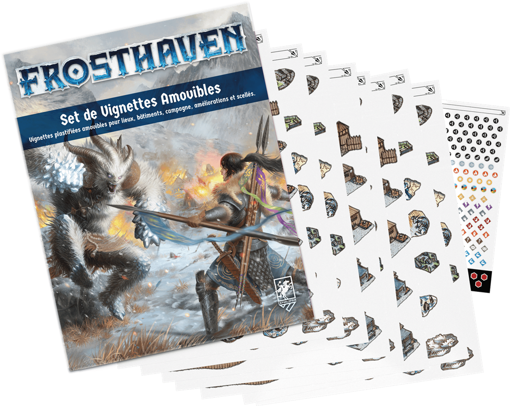 Frosthaven +Removable Sticker Set (LIVRAISON GRATUITE)