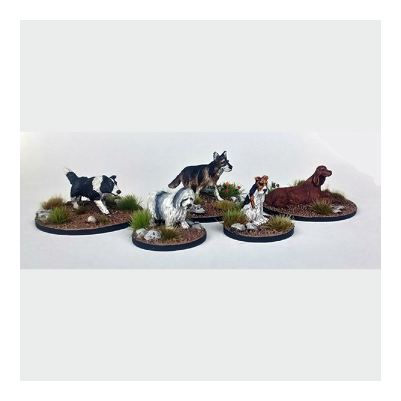 Dead Man’s Hand : Chiens ( 5 figurines )