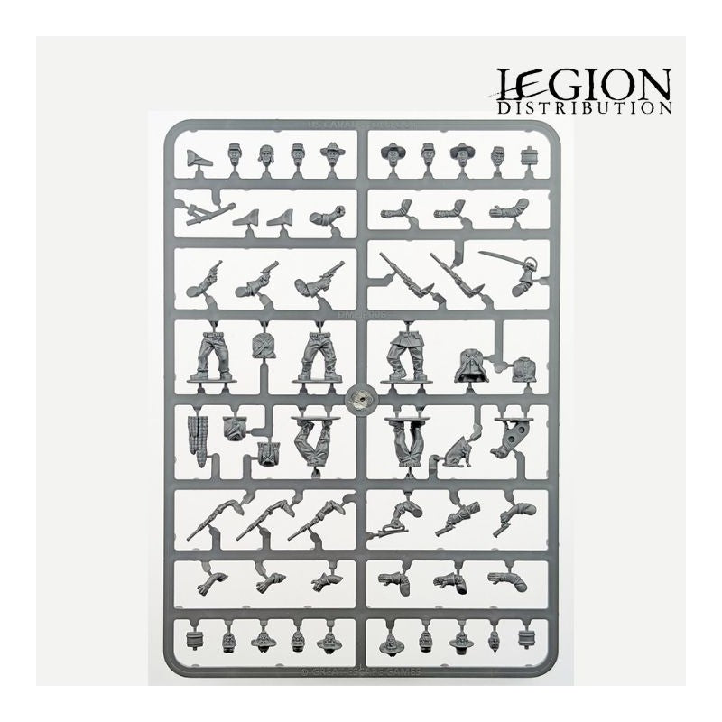 Dead Man’s Hand - US Cavalry/Buffalo Soldiers Plastic Box Set