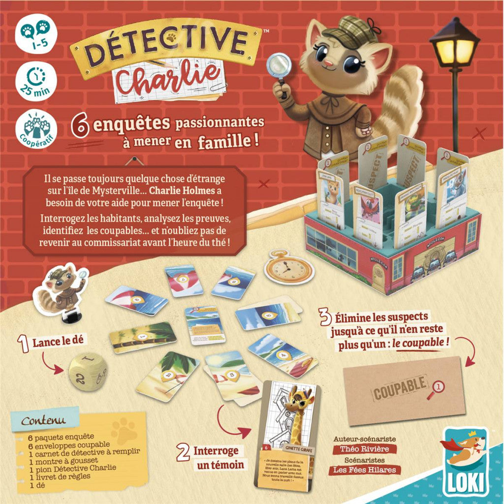 Detective Charlie (EN STOCK)(SOLDES D'HIVER 2026)