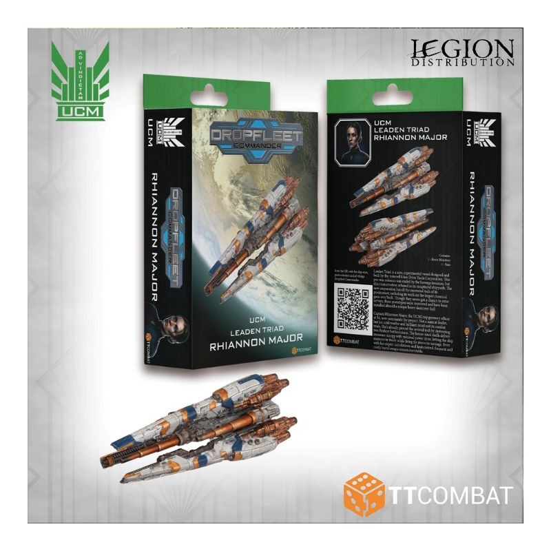 Dropfleet Commander - Rhiannon Major - Leaden Triad (Précommandes sortie en juin 2026) (Copie)