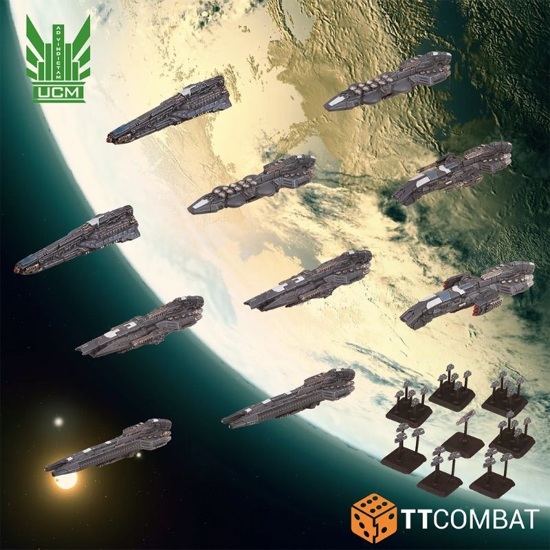 Dropfleet Commander - UCM Battlefleet (en Anglais sortie janvier 2026)(LIVRAISON GRATUITE)
