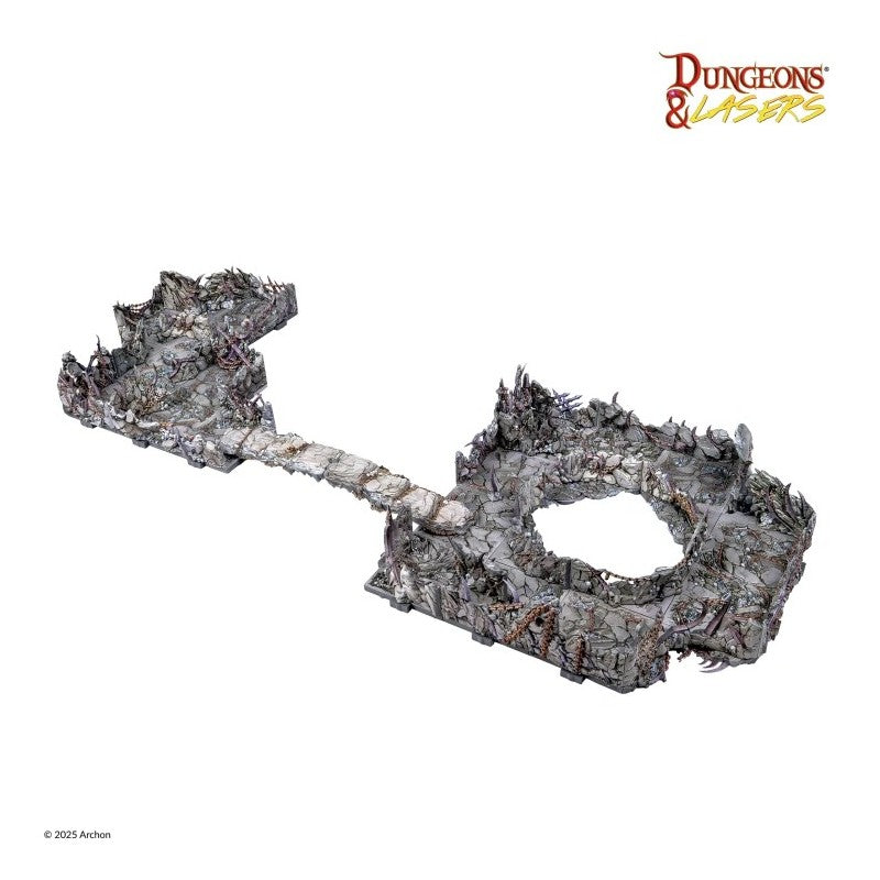 Dungeons & Lasers - Décors - DEMONIC CAVES Prépeint (LIVRAISON GRATUITE)