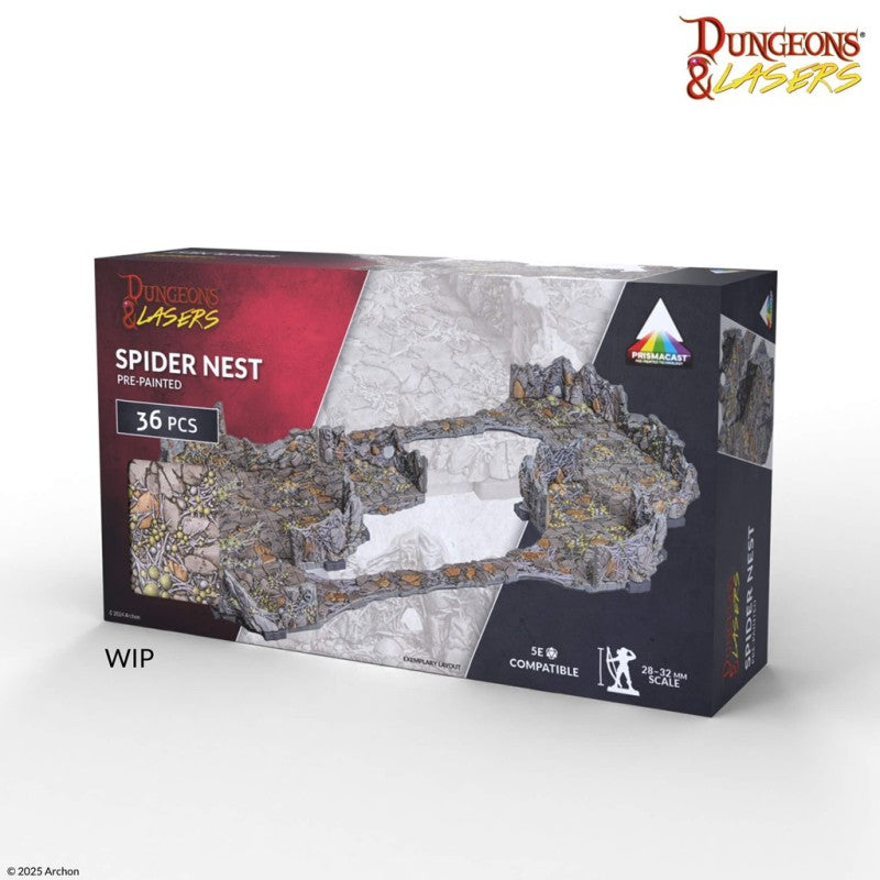 Dungeons & Lasers - Décors - Spider Nest Prépeint