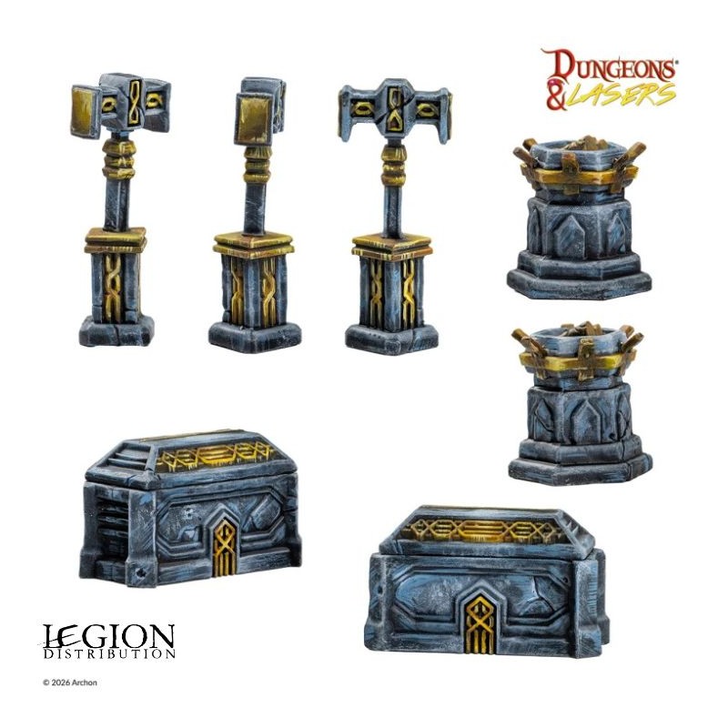 Dungeons & Lasers - Figurines - Iron Crown Monarchs (Sortie en juin 2026)