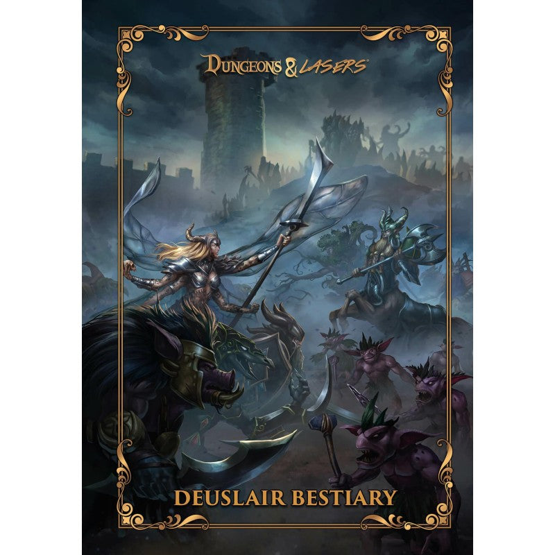 Dungeons & Lasers - The World of Deuslair : Bestiary Book (ENG) ( LIVRAISON GRATUITE )