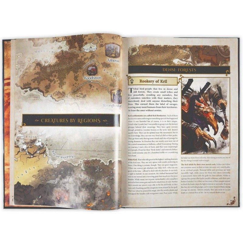 Dungeons & Lasers - The World of Deuslair : Bestiary Book (ENG) ( LIVRAISON GRATUITE )