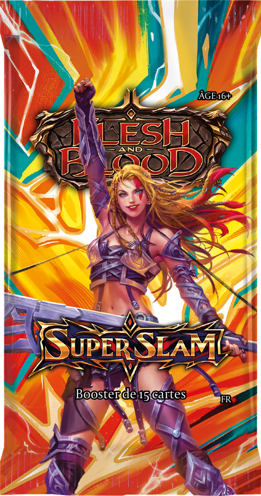 Flesh & Blood : Super Slam display de 24 Boosters en Francais (LIVRAISON GRATUITE)