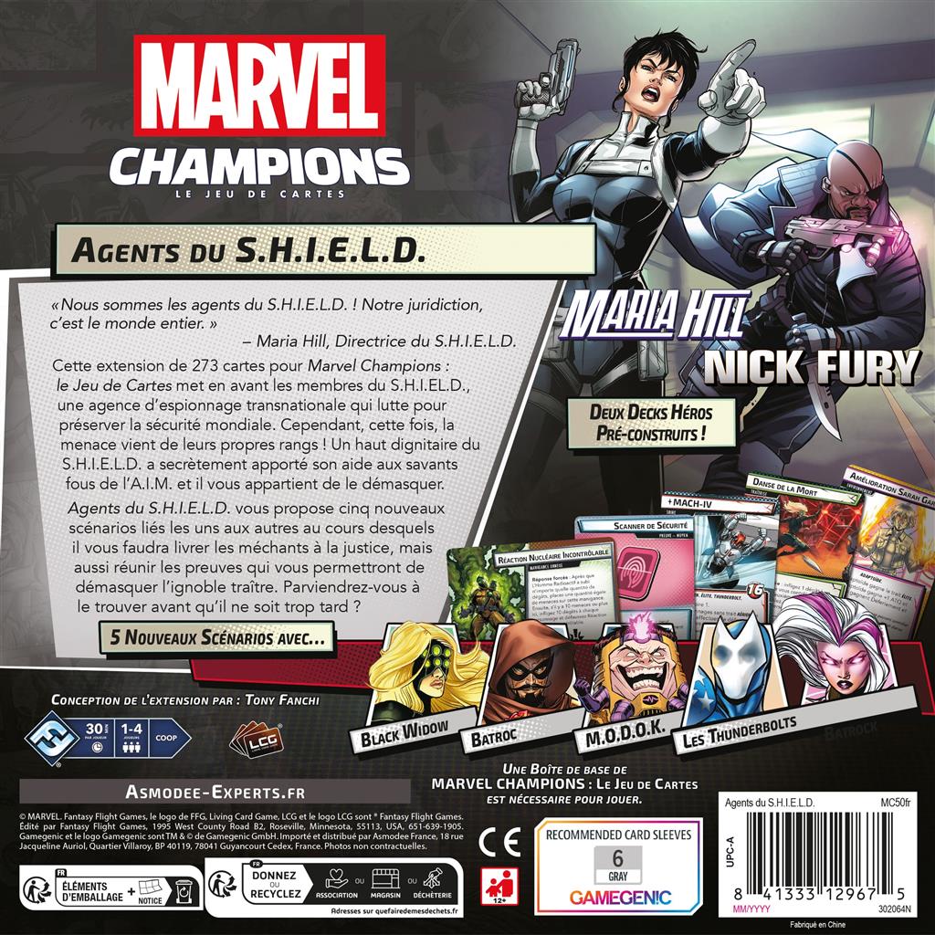 Marvel Champions : Agents du S.H.I.E.L.D.